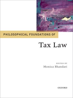 cover image of Philosophical Foundations of Tax Law